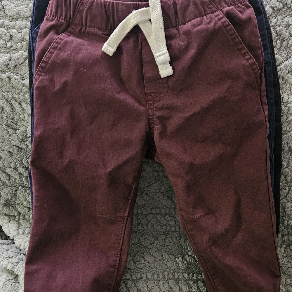 Set of 3 Cat & Jack Toddler Boys Jogger Pants - Size 2T